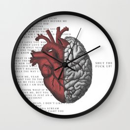 SHUT THE F*CK UP! Wall Clock