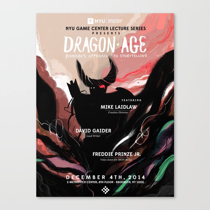 Dragon Age Canvas Print