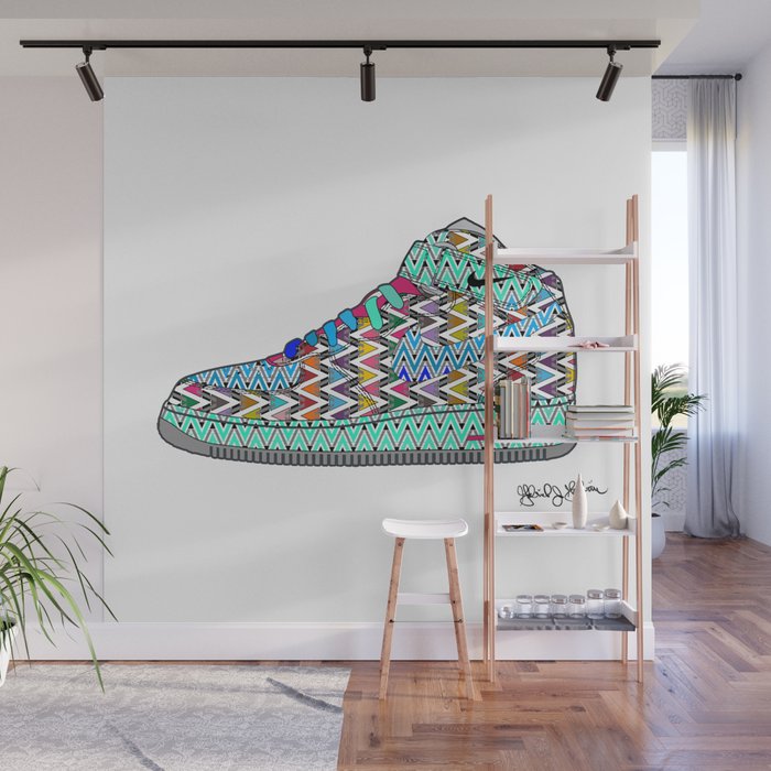Airforce 1 Air Pop Art Sneakers 2nd Edition Wall Mural