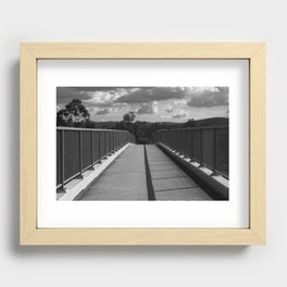 Never Ending Bridge Recessed Framed Print