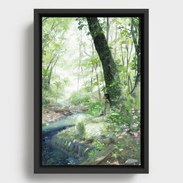 Into the Woods Framed Canvas