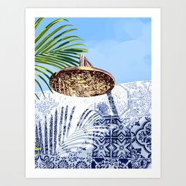 Tropical Shower Art Print