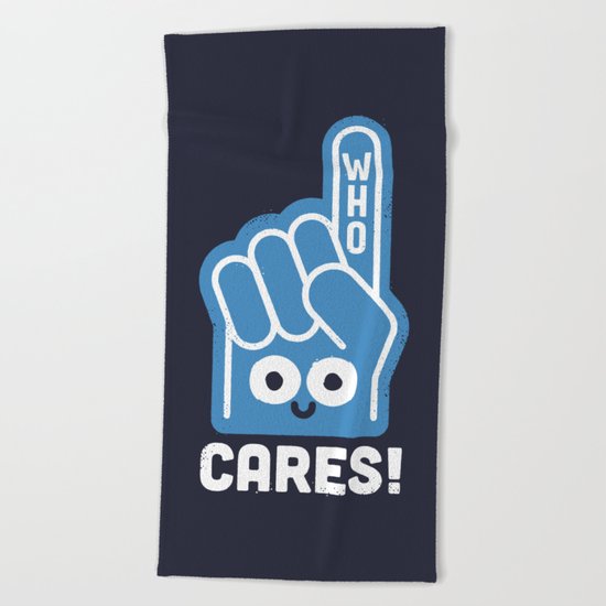 A Pointed Critique Beach Towel