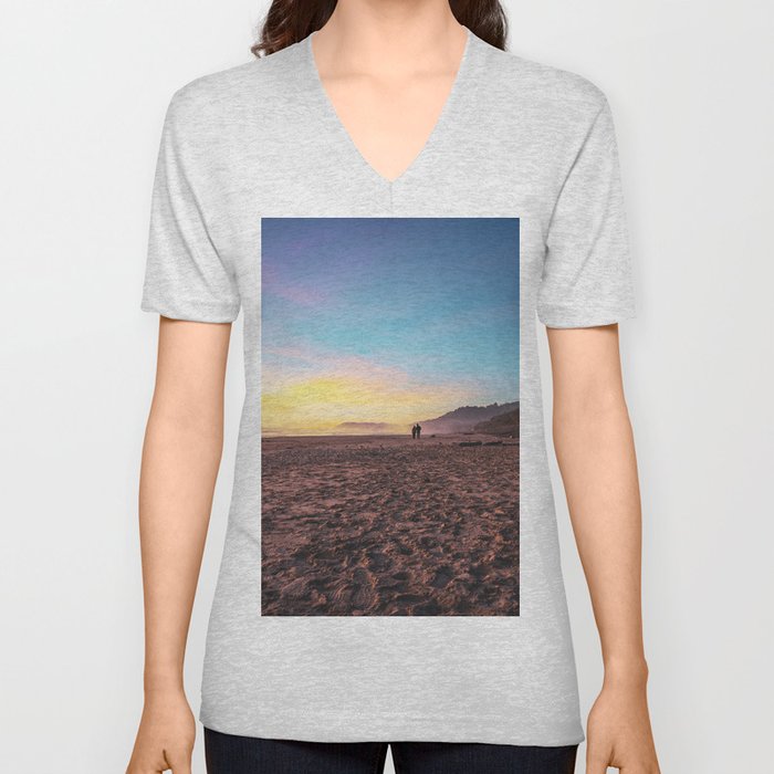 Oregon Coast  V Neck T Shirt
