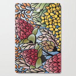 Floral Garden Stained Glass Cutting Board