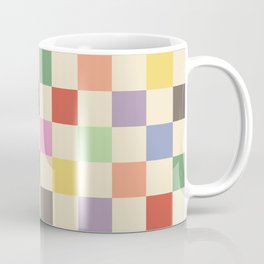 Colorful Checkered Pattern Mug