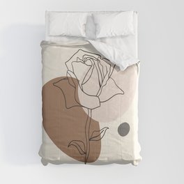 Swedish Minimalist Abstract Scandi Look Comforter