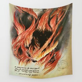 Shadow and Flame Wall Tapestry