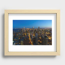 Windy City Views Recessed Framed Print