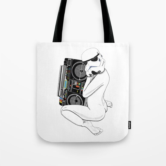 Boombox trooper Tote Bag