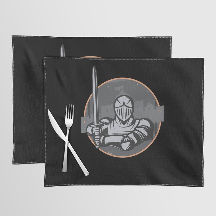 Medieval Knight Sword Roleplaying Game Placemat