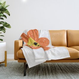 Señor Flower Throw Blanket