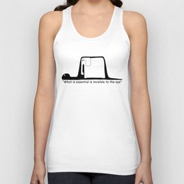 The Little Prince. Boa, elephant or hat. Unisex Tank Top