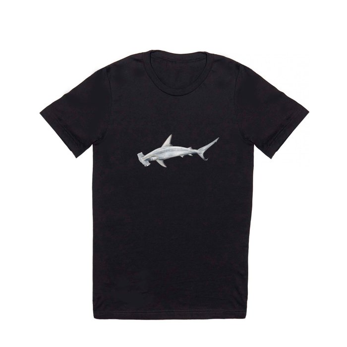 Hammerhead shark for shark lovers, divers and fishermen T Shirt by Chloe  Yzoard