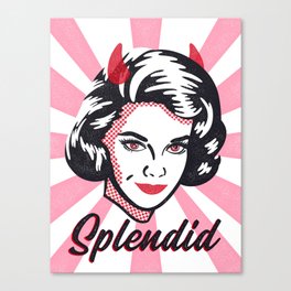 Splendid Devil Canvas Print