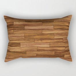 Brown wood board Rectangular Pillow
