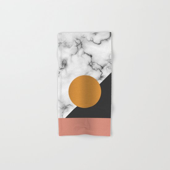 Marble & metals Hand & Bath Towel