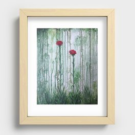 Gymea Lilies Recessed Framed Print