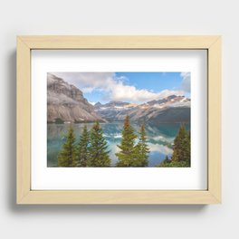 Bow Lake Recessed Framed Print