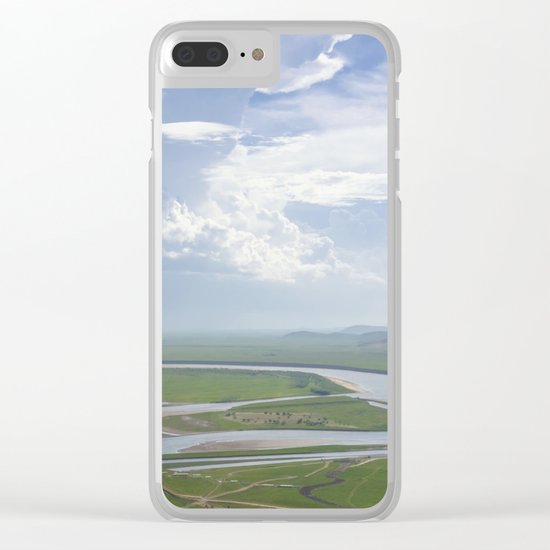 Yellow River in Sichuan, China Clear iPhone Case