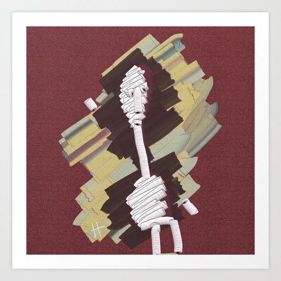 PaperMAN Art Print