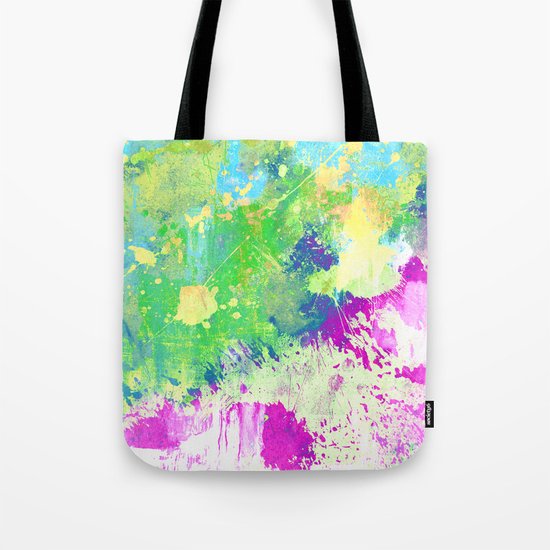 Love Colour (Abstract, colourful painting) Tote Bag