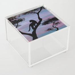 Peaceful Panther Acrylic Box
