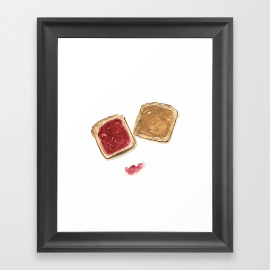 PB & J Framed Art Print
