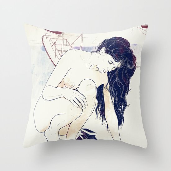 Silence Throw Pillow