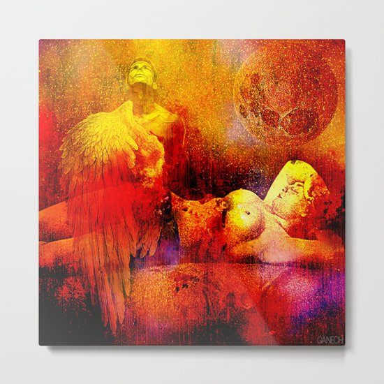 Sleep with an angel Metal Print