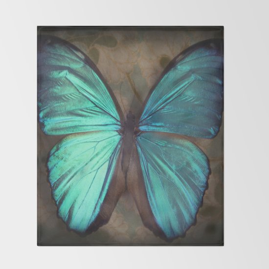 vintage butterfly throw blanket by kunstfabrik vintage butterfly throw blanket by kunstfabrik