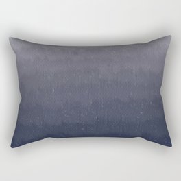 Indigo mist watercolor painting Rectangular Pillow