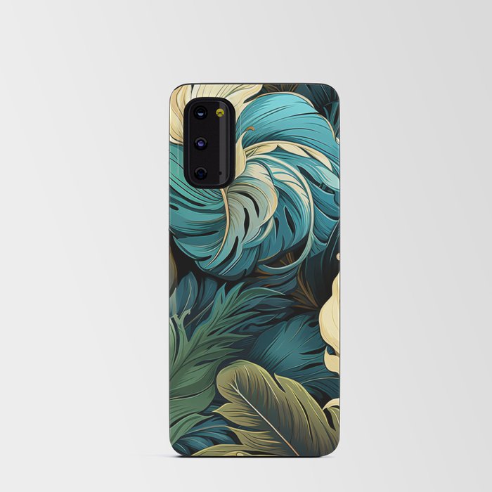 Tropical abstract leaves Android Card Case