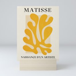 Sun Leaf 2: Matisse Edition | Mid Century Series Mini Art Print