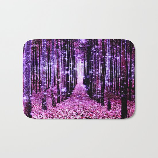 Magical Forest Pink & Purple Bath Mat