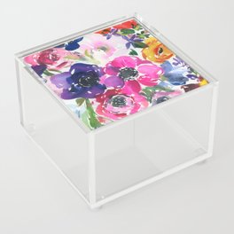 rainbow floral pattern N.o 6 Acrylic Box