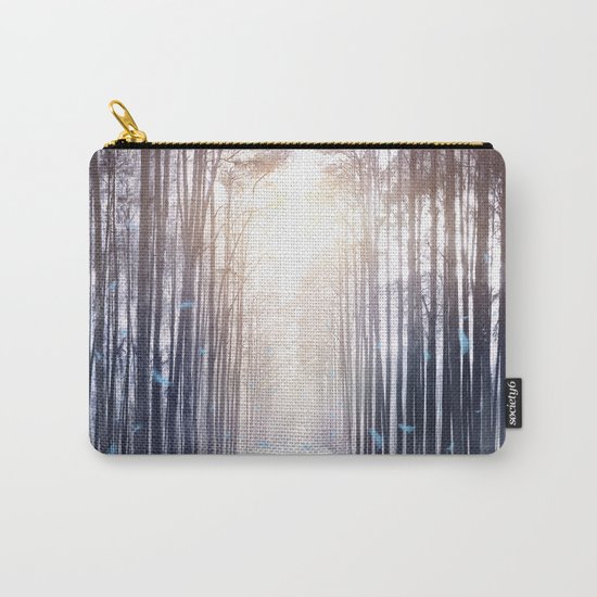 Feather Dance In Winter Carry-All Pouch