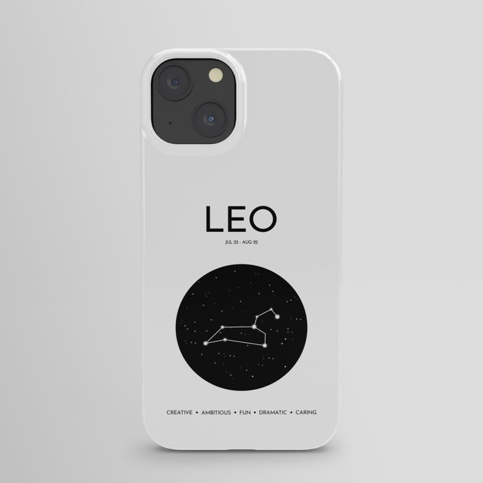 Leo star sign and traits iPhone Case