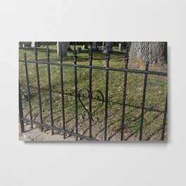 Iron Heart Metal Print | Lightshadows, Photo, Digitalphotography, Image, Heartshapped, Manmade, Bark, Trees, Grass, Spikes 