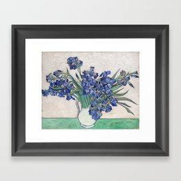 Van Gogh, Irises, 1888 Framed Art Print