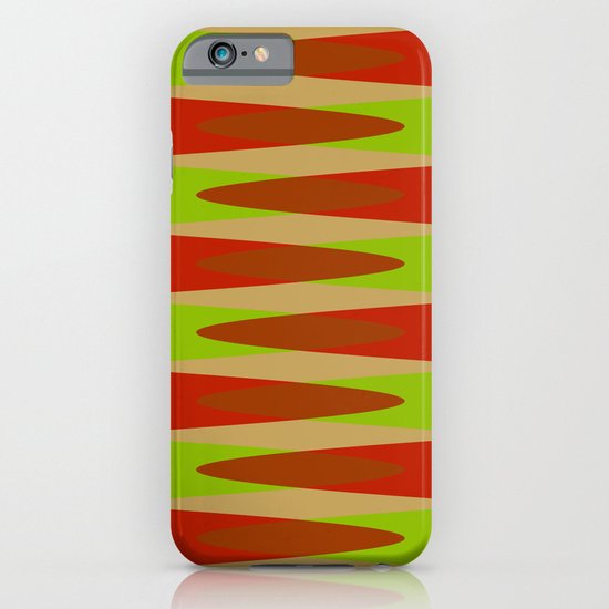Retro Pattern green red iPhone & iPod Case