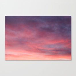 GRAY CLOUDS AND BLUE SKY Canvas Print