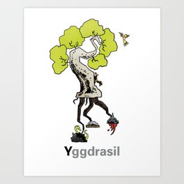 Yggdrasil Art Print