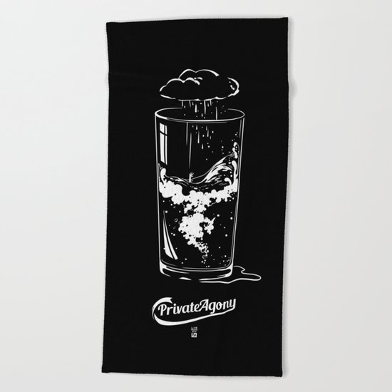 Private Agony Beach Towel