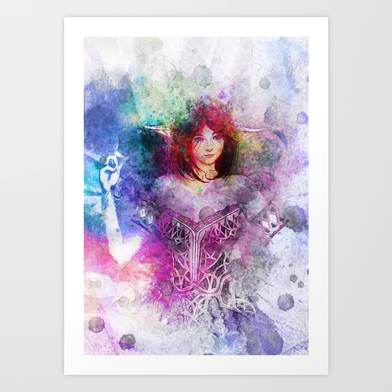 Get Wallpaper Spriggan Art Print By Crisarguilla Society6 Desktop Wallpaper Free