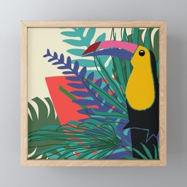 Tropical Bird Framed Mini Art Prints Society6
