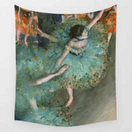 Edgar Degas "Danseuse basculant (Danseuse verte - The green dancer)" Wall Tapestry