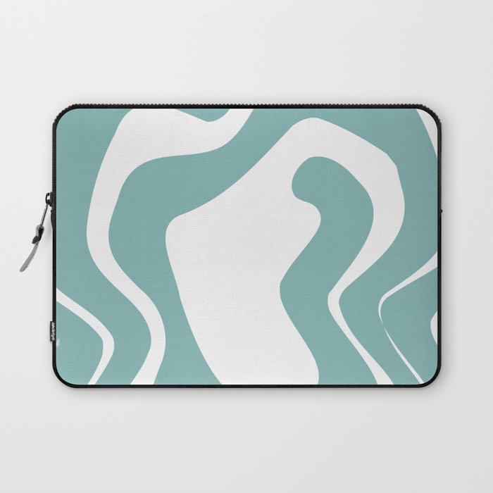 Blue abstract Laptop Sleeve