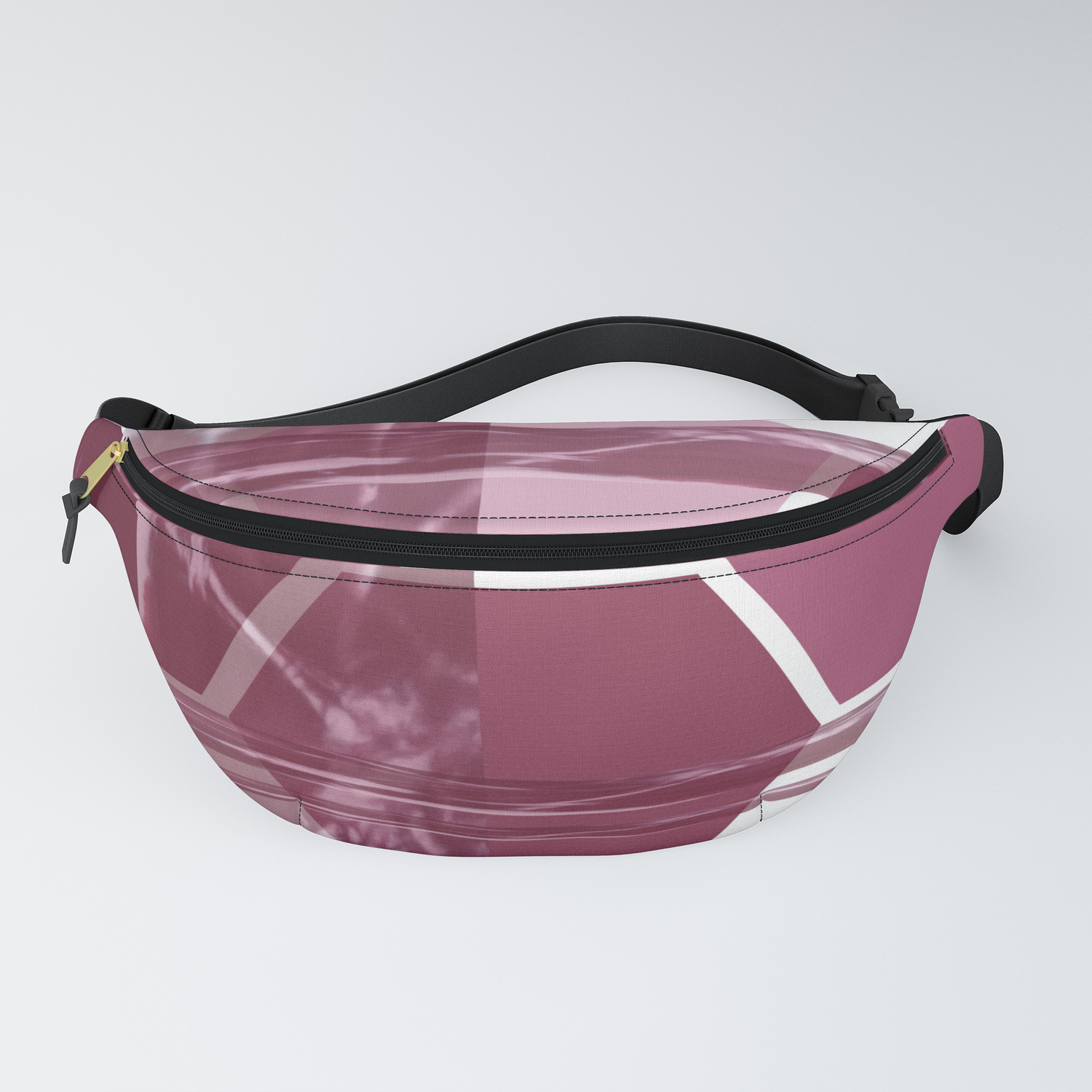 maroon fanny pack