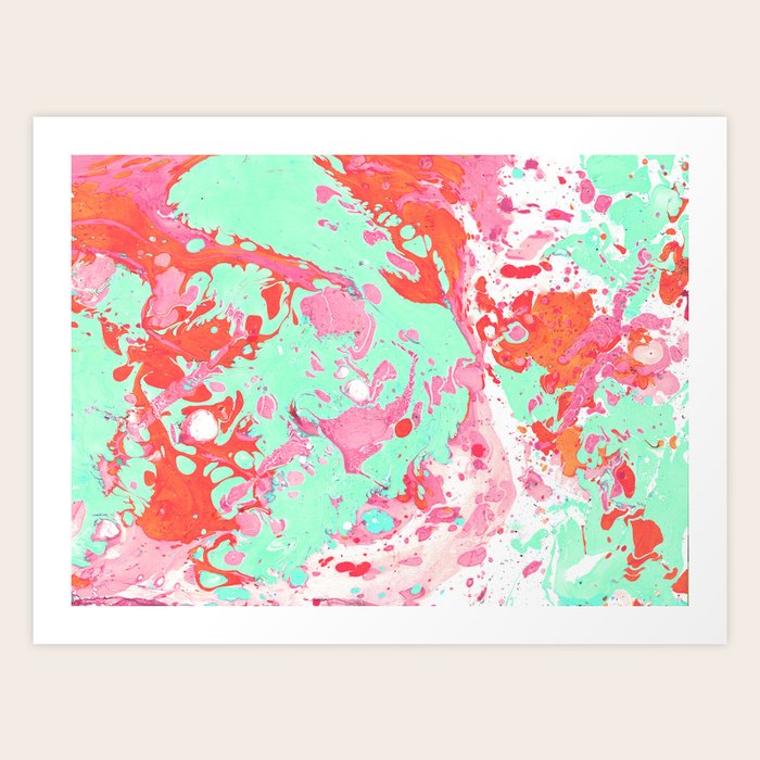 Marble Texture 4 Art Print